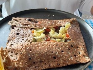 Galette 100% veggie at Comptoir de Mamie Bigoud in Amboise