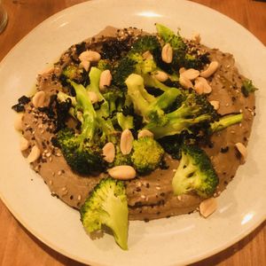 Eggplant ketchup with crunchy Brokkoli  at Creativa in Ingolstadt