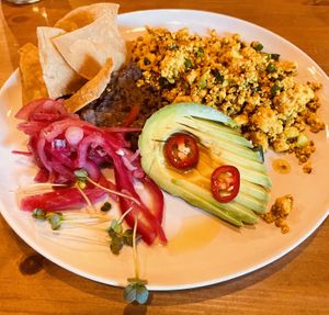 And scrambled Tofu  at Creativa in Ingolstadt