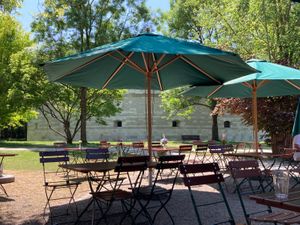 Nice outdoor seating   at Creativa in Ingolstadt