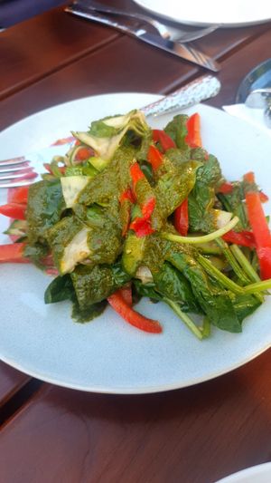 Zucchini & Paprika Salat at Creativa in Ingolstadt