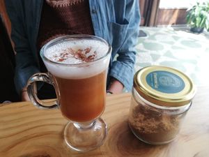 Cappuccino at Florencia - Vegan Kitchen in Lima