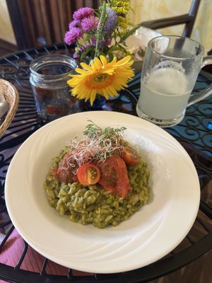 Risoto Norteño com almôndegas  at Florencia - Vegan Kitchen in Lima