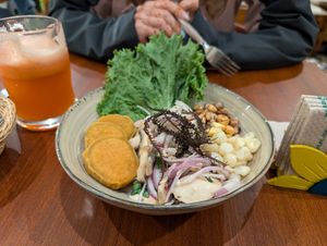 Mushroom cerviche at Florencia - Vegan Kitchen in Lima