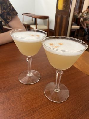 Pisco sours   at Florencia - Vegan Kitchen in Lima