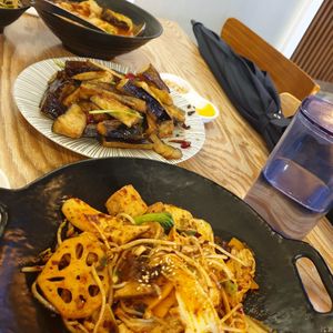  at Aejeong hot pot restaurant in Seoul