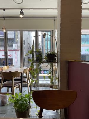   at Aejeong hot pot restaurant in Seoul