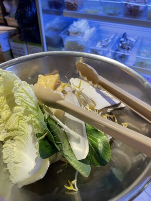   at Aejeong hot pot restaurant in Seoul