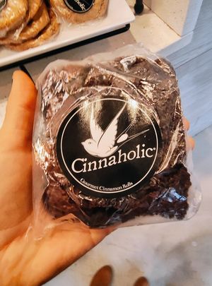 Chocolate brownie. at Cinnaholic in Austin