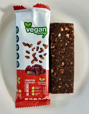 Cocoa almond snack bar  at Vegan Way - Cloud Kitchen in Dubai