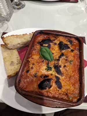 Lasagne at Amici in Spalding