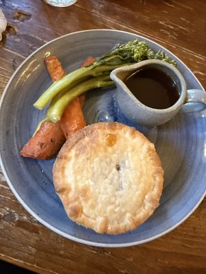 Veggie pie  at The Crown Liquor Saloon in Belfast