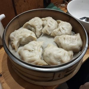 Potato, carrot, onion and ginger momos at Kleiner Herd Großes Feuer in Bonn