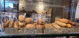 Decent bread selection  at Paul - The Galleria in Abu Dhabi