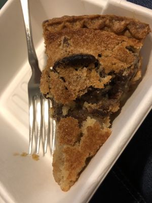Pecan pie at Bean Vegan Cuisine in Charlotte