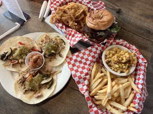 Food was yummy!  at Bean Vegan Cuisine in Charlotte