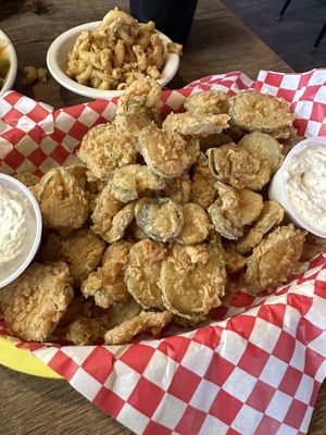 Fried pickles  at Bean Vegan Cuisine in Charlotte