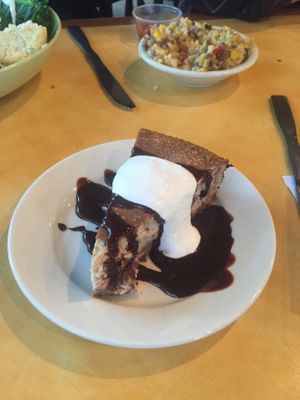 Cheesecake was a no for me    at Bean Vegan Cuisine in Charlotte