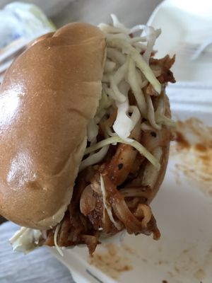 Jackfruit bbq  at Bean Vegan Cuisine in Charlotte
