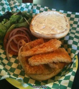 Buffalo Finger Sandwich at Bean Vegan Cuisine in Charlotte