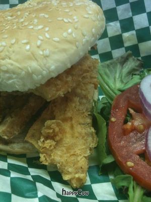 Southern Fried Tofu Finger Sandwich at Bean Vegan Cuisine in Charlotte