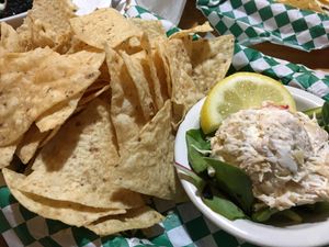 Crabbie dips at Bean Vegan Cuisine in Charlotte