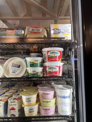 Vegan butter & yogurt  at Rosemont Market & Bakery in Yarmouth