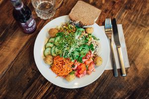 The salad "Morgenland" at Rosmarie in Schwaebisch Gmuend