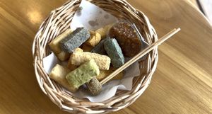 Mixed fried tofu  at Pim Tofu in Chiang Mai