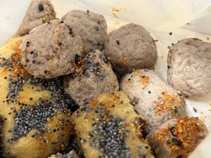 Mushroom balls & tofu  at Pim Tofu in Chiang Mai