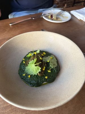 Saag/spinach and tofu   at Pietramala in Philadelphia