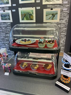 Baked goods  at Badly Drawn Cat Cafe and Gallery in Orkney Islands
