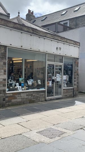   at Badly Drawn Cat Cafe and Gallery in Orkney Islands
