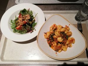 Gnocci Al Funghi at Thermen Restaurant in Laengenfeld