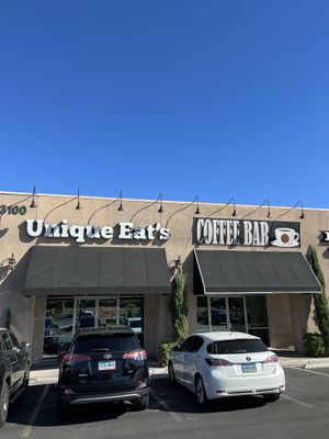 Exterior sign  at Unique Eats in Las Vegas