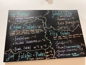   at Falafel Kitchen - Food Stall in Dublin