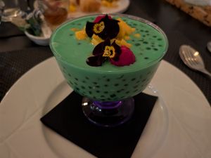 Sago dessert at Restaurante Céu in Faro