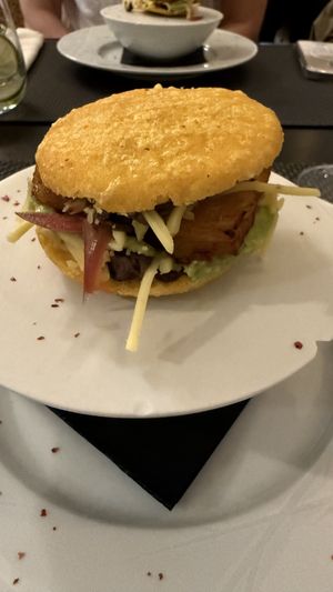 Vegan Arepa  at Restaurante Céu in Faro