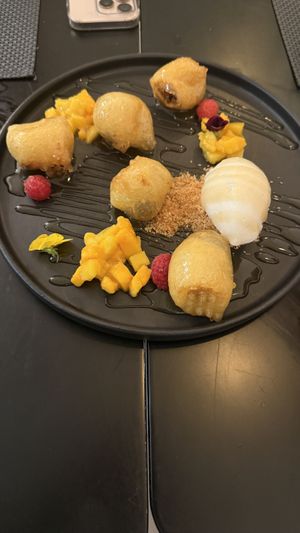 Fried banana 🥰  at Restaurante Céu in Faro