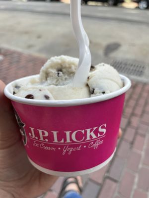  Mint chip dairy free ice cream at J.P. Licks - Charles St in Boston