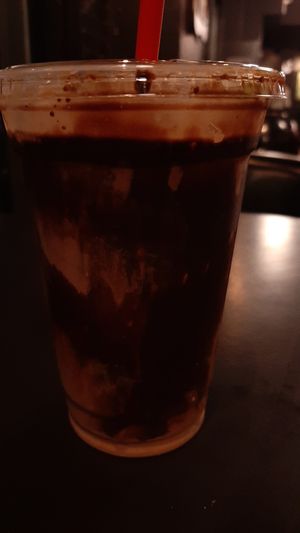 Vegan frappe, chocolate. at J.P. Licks - Charles St in Boston