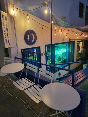 Window hidden in the back at Awan in West Hollywood