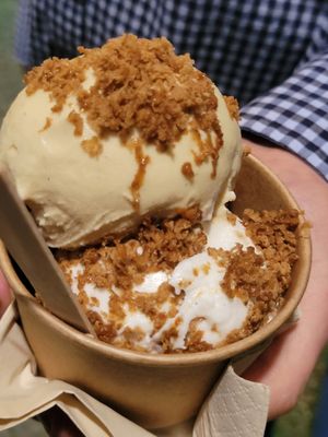 Split single, creamy smooth and 😋 at Awan in West Hollywood