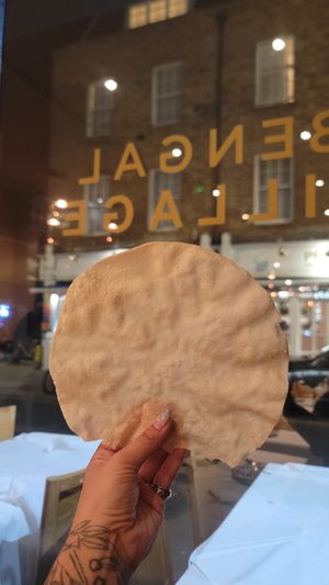 Papdums at Bengal Village in East London