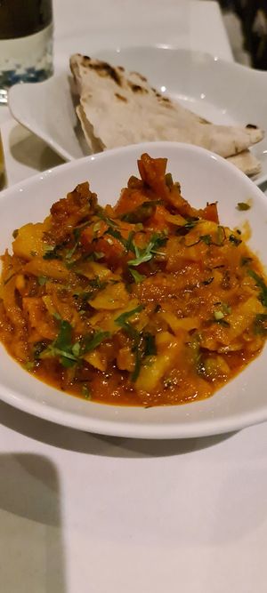 Vegetable bhuna at Bengal Village in East London