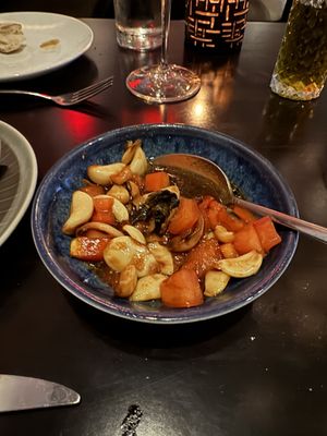 Confit Garlic  at Leila in Detroit