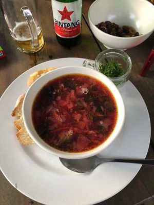 Borscht at Chakra Tavern in Tabanan
