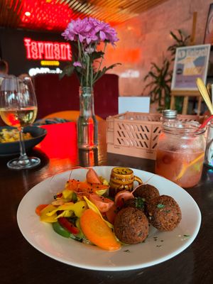 Falafel salad   at Neobistro Ferment in Kielce