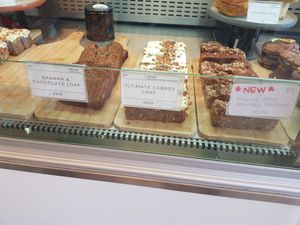 3 vegan cake options at The Market Place in Morpeth