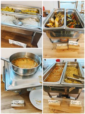 Vegane Auswahl am Abendbuffet  at Gut Hügle Erlebnishof in Ravensburg